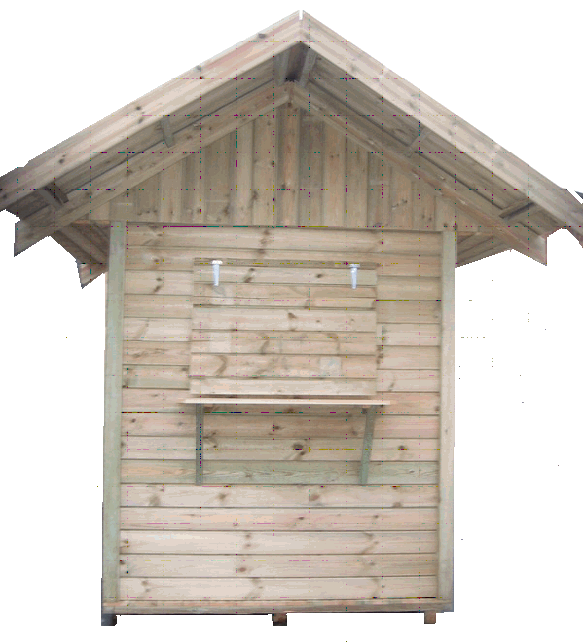 Isba ou cabane de jardin