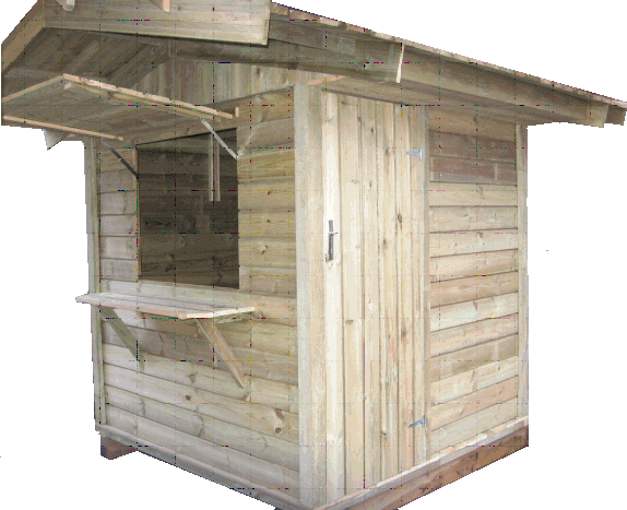 Isba ou cabane de jardin