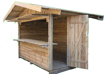 Isba ou cabane de jardin